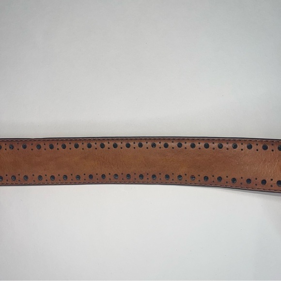 NWT COLE HAAN SIZE 34 BELT TAN BOHO WESTERN ACCESSORIES - Picture 7 of 7